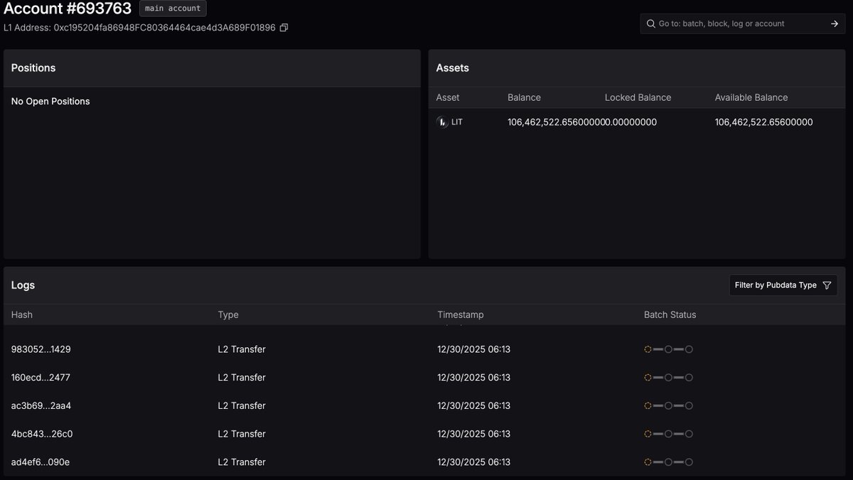 Lighter has already started distributing tokens

1 point = 20 $LIT

Check your Lighter accounts