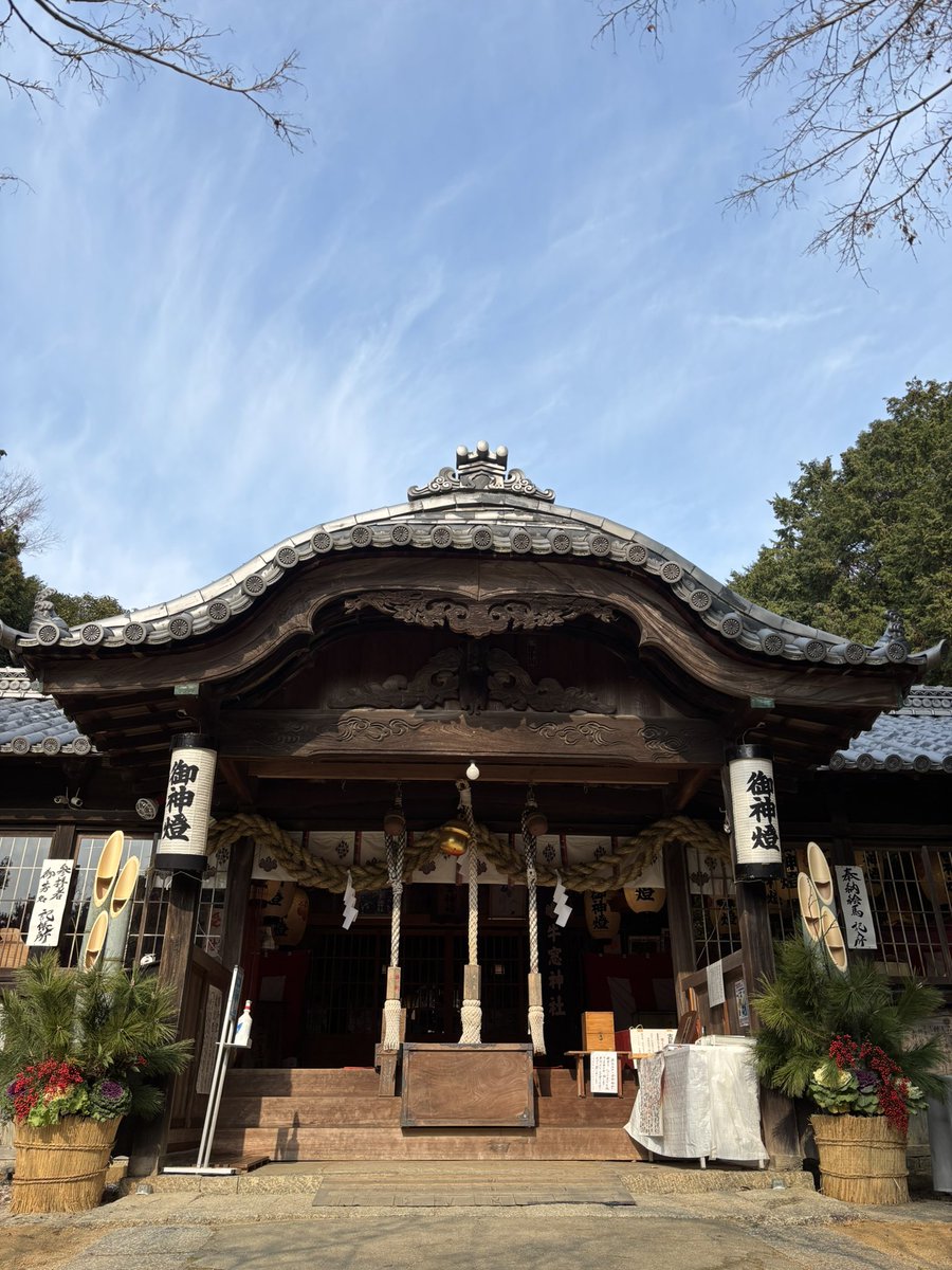 ushimadoshrine's tweet photo. 立派な門松が完成しました！ https://t.co/sOflH4XKrB