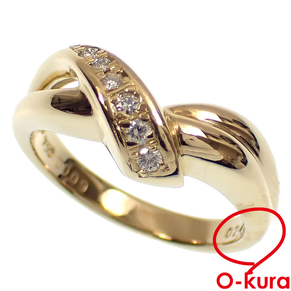 ✡️速購入OK✡️様 ✨販売開始✨ K18YG ダイヤモンド リング O-kuraOnlineでのご購入は