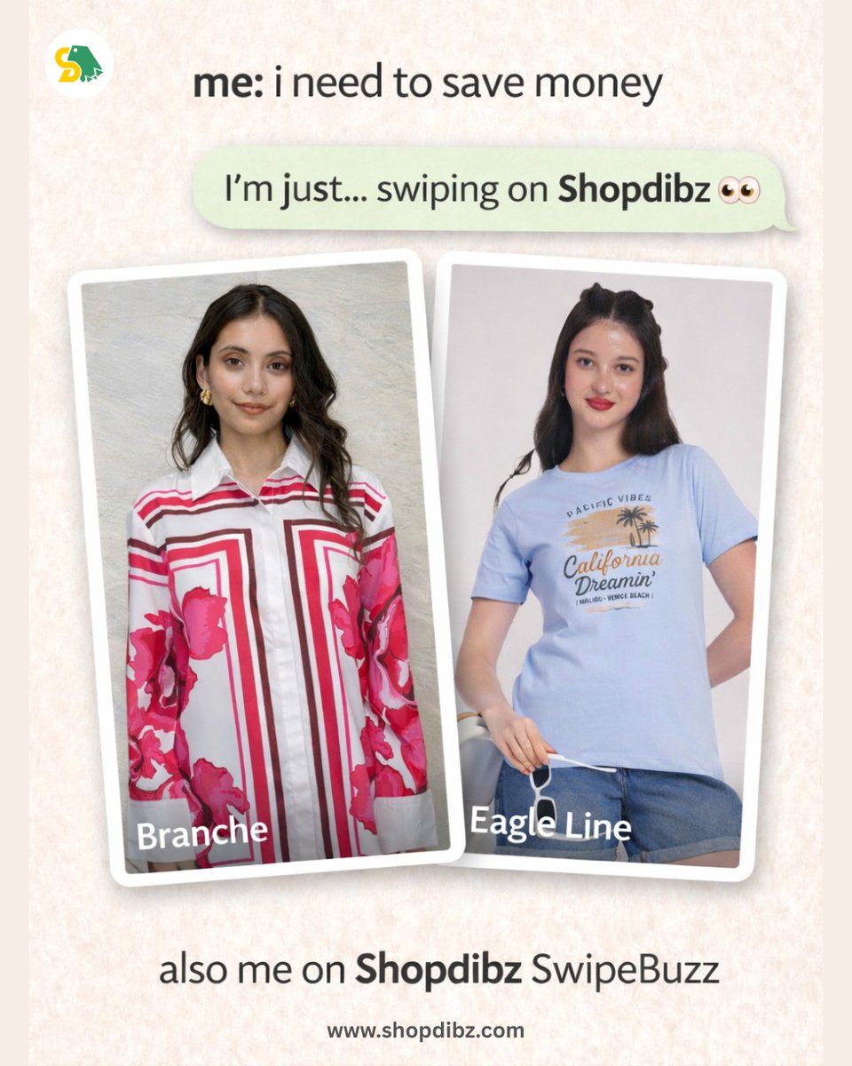 shopdibz's tweet photo. I was just swiping… not shopping 👀
#Shopdibz #SwipeBuzz #IndianBrands #OnlineShopping https://t.co/saeg0lLgNb