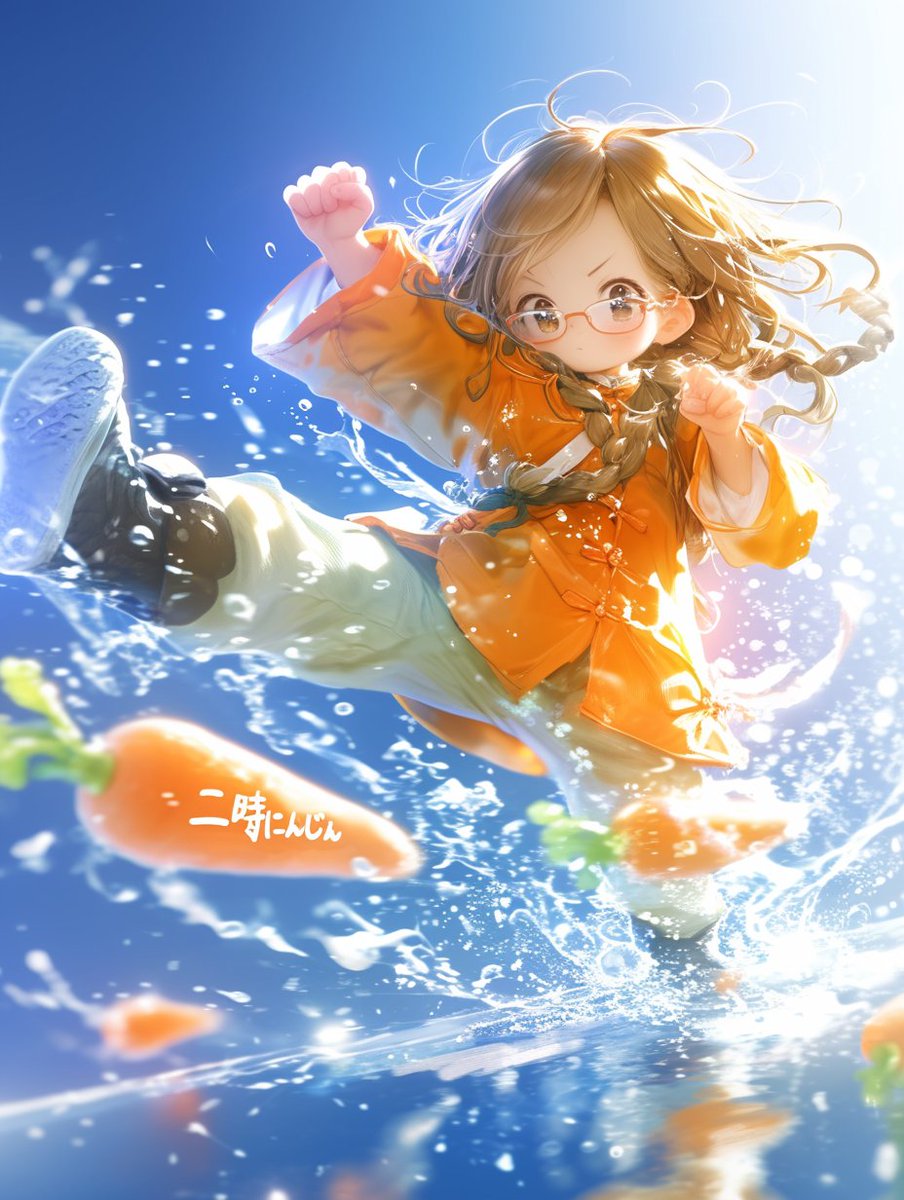 二時にんじん！ 特に意味なしキック！にんじん！