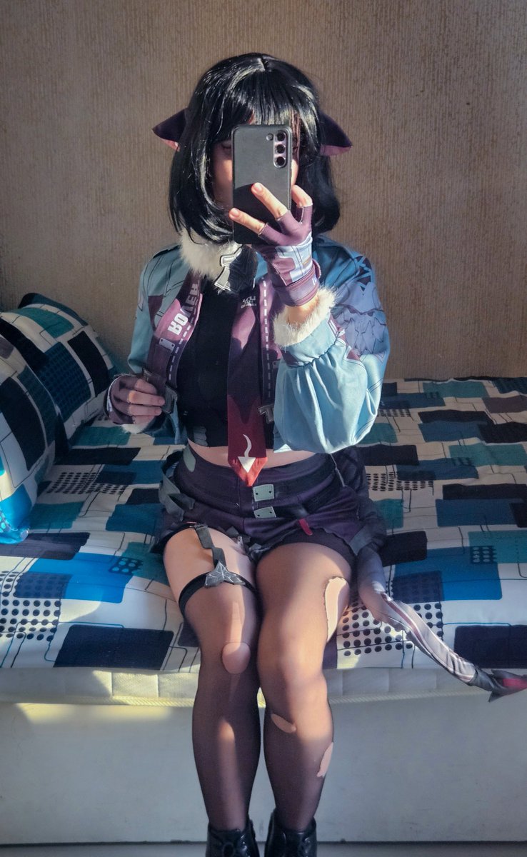 NhelleSy's tweet photo. Cosplayed as Jane Doe, except I'm a guy : 3

#zzz #cosplay #crossplay #janedoe #crossdressing #femboy #otokonoko https://t.co/qABxnBZHkL