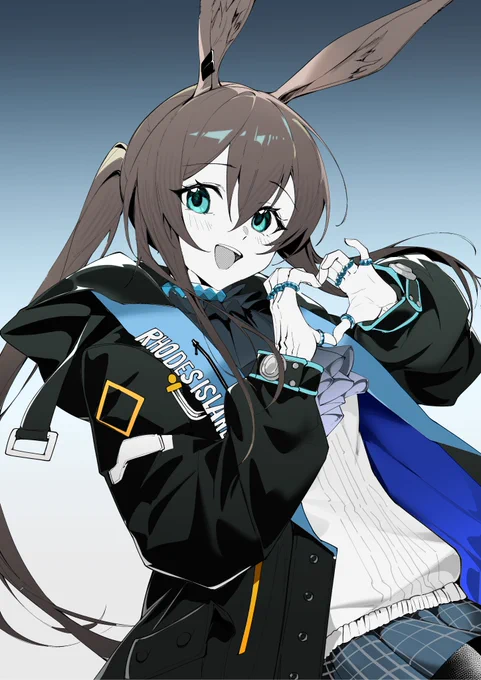 Hello! I'm a digital artist and I'd love to join #VGen. I need 100 likes and 20 retweets to get a #VGenCode. I appreciate your help #arknights #fanart
