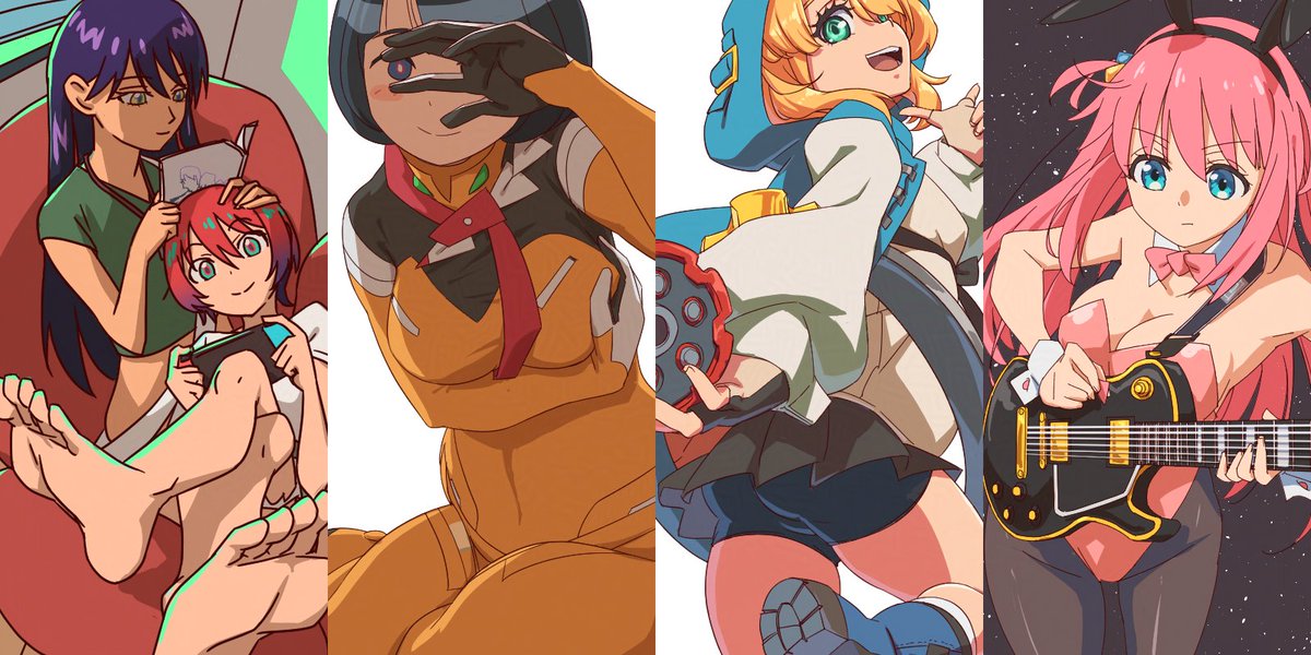 #今月描いた絵を晒そう ベストオブ2025は結局ルッカだったんですが、次点のマチュの方が強かった 