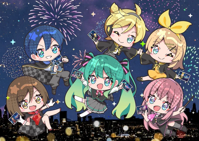 Hi-Life萊爾富×初音未來 夜空企劃 2025 官方授權圖卡 全台萊爾富都可印刷授權圖卡! 難得有初音陪大家一起跨年 趕快到萊爾富支持一下~ 給今年的自己一個完美Ending 全部有12種圖案喔~~ Hi-Life(萊爾富)× 初音ミク 夜空プロジェクト 2025 台湾全土のHi-Lifeで、