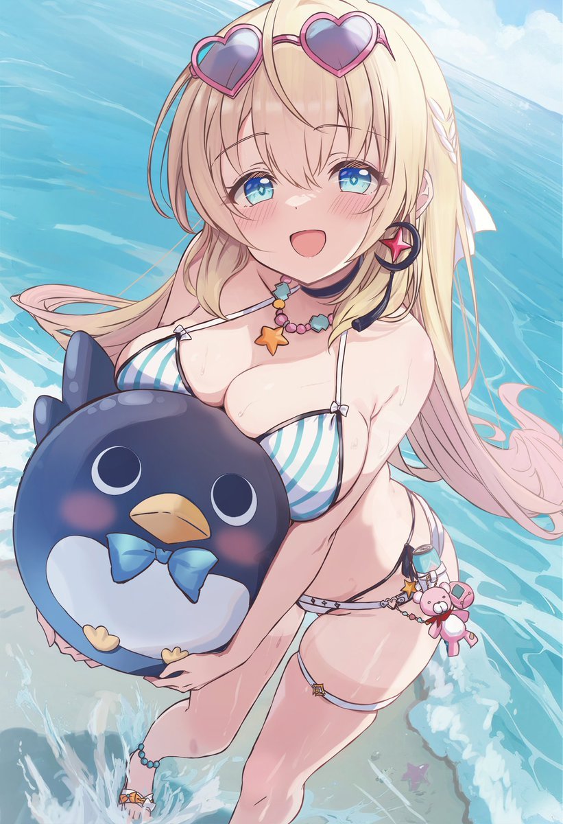 cutlass_charcot's tweet photo. 水着セイナちゃん🌟
#今月描いた絵を晒そう #ステラソラ https://t.co/t5mSvdmAQG