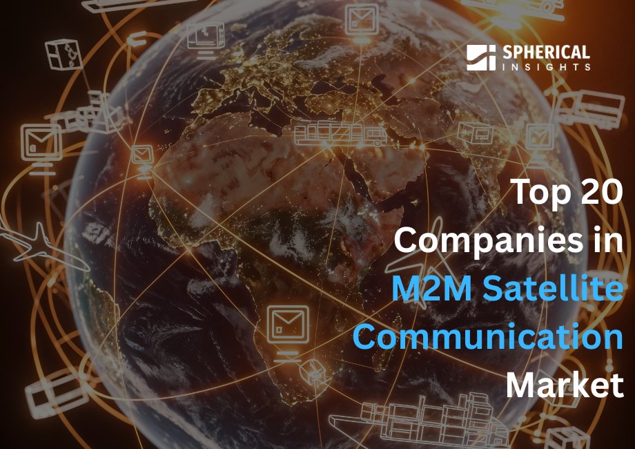 𝑻𝒐𝒑 20 𝑪𝒐𝒎𝒑𝒂𝒏𝒊𝒆𝒔 𝒊𝒏 𝑴2𝑴 𝑺𝒂𝒕𝒆𝒍𝒍𝒊𝒕𝒆 𝑪𝒐𝒎𝒎𝒖𝒏𝒊𝒄𝒂𝒕𝒊𝒐𝒏 𝑴𝒂𝒓𝒌𝒆𝒕 2025
Read More: tinyurl.com/4hy4abp9

Global #M2M #Satellite #Communication Market Size to Grow from USD 3,764.54 Mn in 2024 to USD 11,541.23 Mn by 2035, at a CAGR of 10.72%