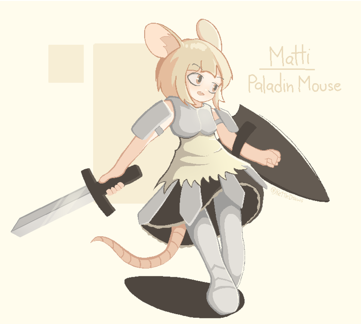 KettleDraws's tweet image. My favorite mouse girl from #rabbitandsteel !