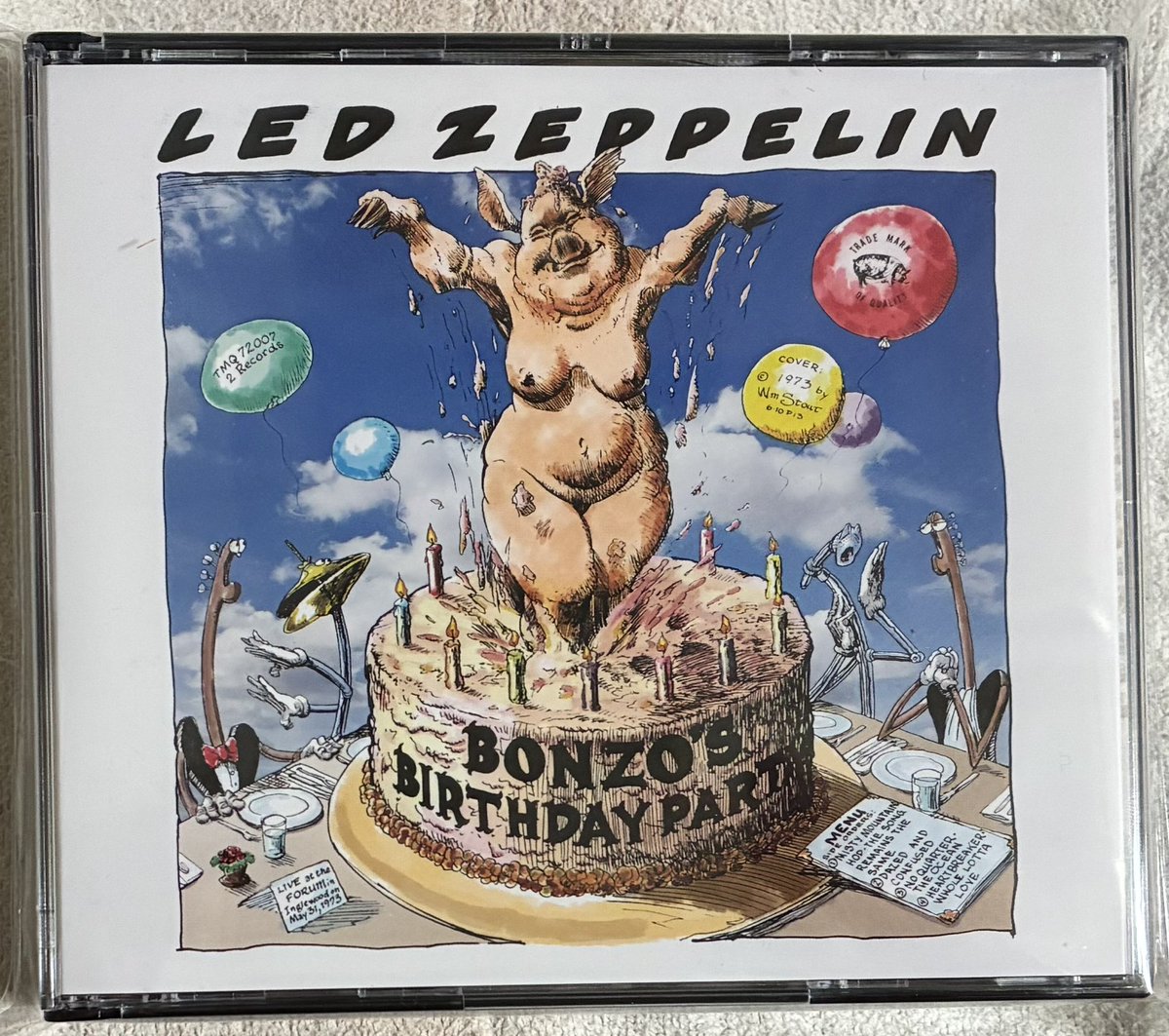 決定版？届いております🐷💿 LED ZEPPELIN / BONZO'S BIRTHDAY PARTY