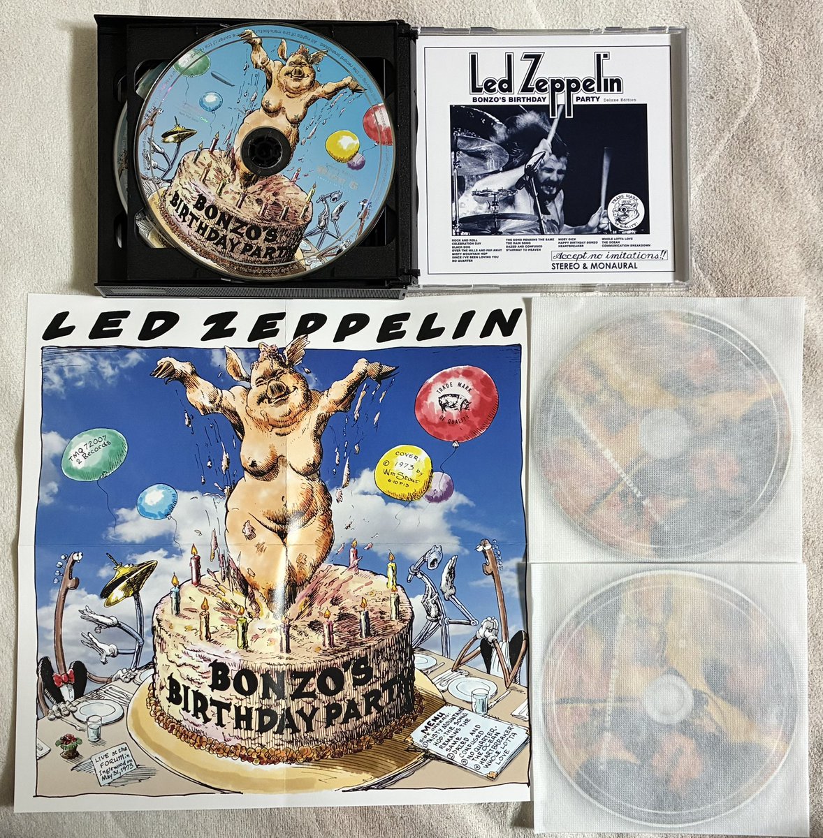 決定版？届いております🐷💿 LED ZEPPELIN / BONZO'S BIRTHDAY PARTY