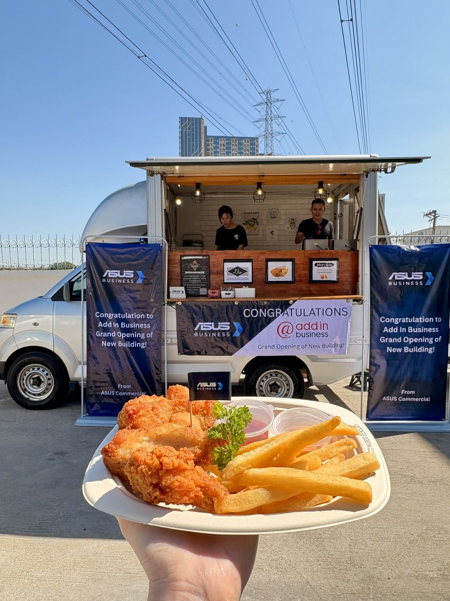 bigbitehouse's tweet image. Food Support บริษัท Add In Business ในงาน Add In Open House สนับสนุนโดย บริษัท ASUS 
🙏🏼 #BigBiteCatering ขอบคุณที่ใช้บริการ

📌 แพคเกจฟู้ดซัพพอร์ต เริ่มต้นเพียง ฿5,500
Line : lin.ee/AFpDLjvG

#foodtruckthailand #foodsupportthailand
#กองถ่าย #ASUS #ASUSTH #AddInBusiness