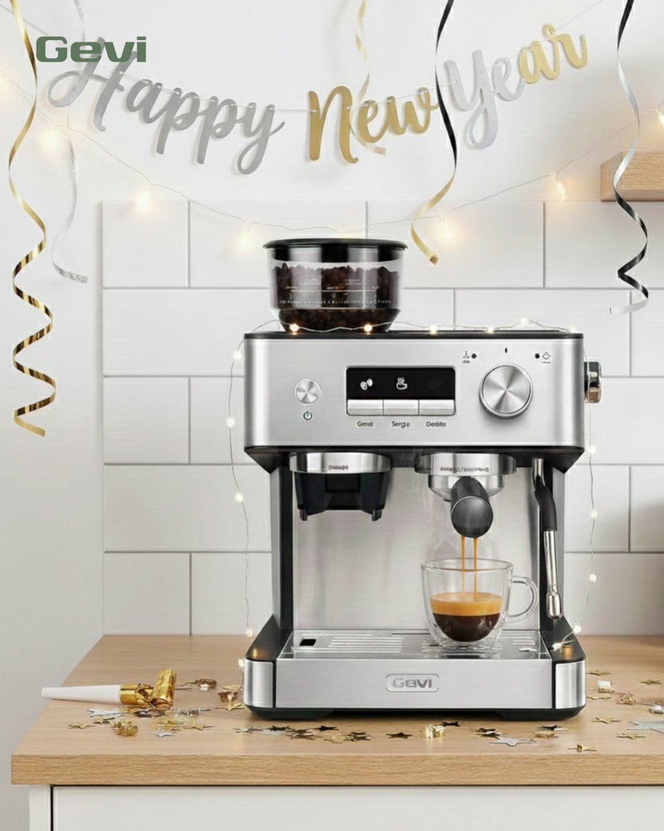 gevi_global's tweet photo. 🥂✨ Happy New Year 2026!
Here’s to fresh starts, warm cups, and big smiles all year long ☕💫 #HappyNewYear #NewYear2026 #CHEER #EspressoMachine https://t.co/d9SXsqCCTK