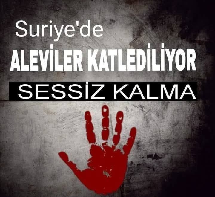Suriye’de Aleviler katlediliyor. Tüm dünyanın gözleri önünde işlenen bu insanlık suçu yüreklerimizi yakıyor.

Suriye'de Alevi soykırımına dur de!

 #SuriyedeAleviKatliamıVar
#SuriyedeAleviSoykırımıVar