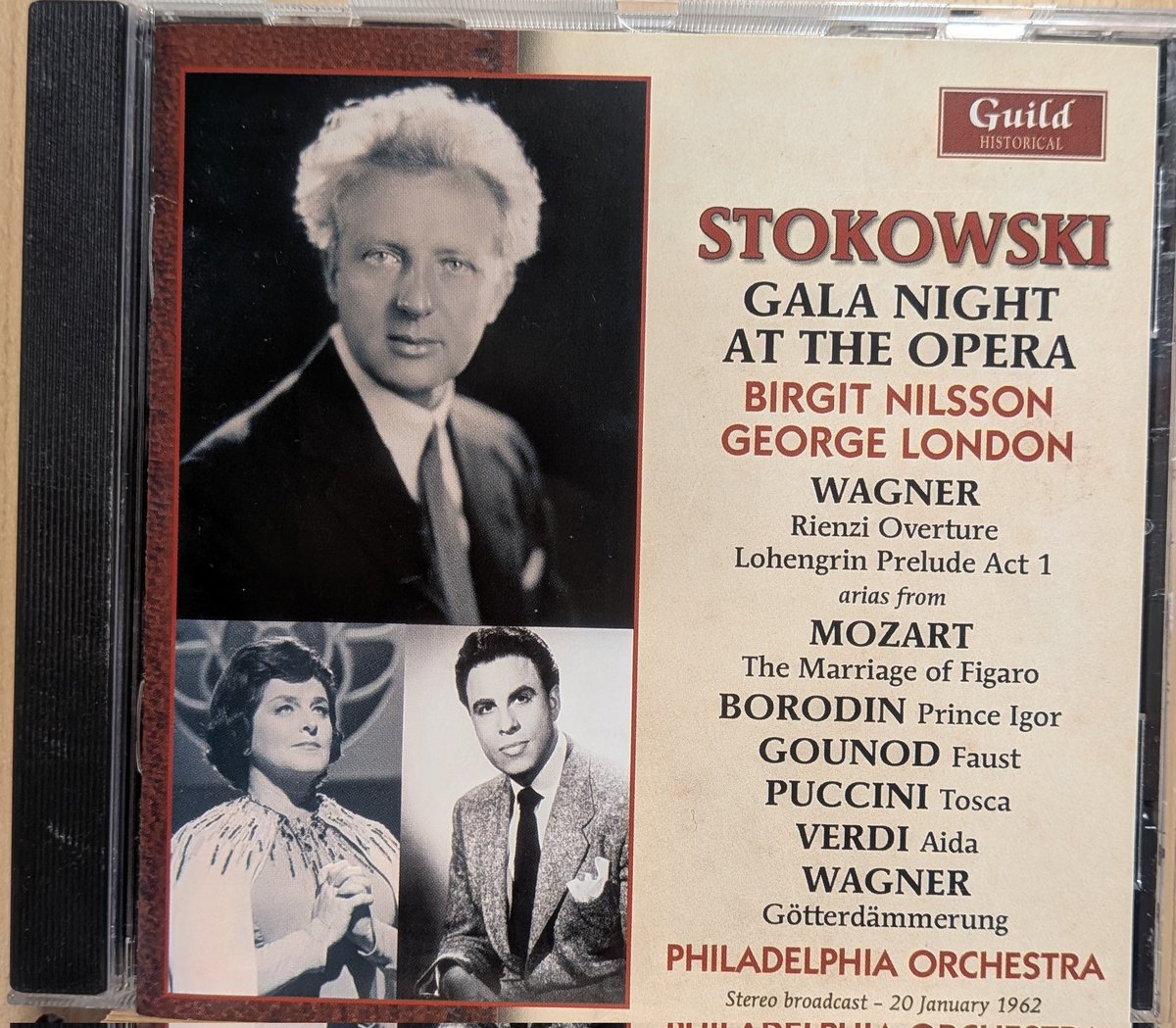 このトランスファ盤はよい 1963/1/20 Live、キルステン・フラグスタート 女史の独唱によるワーグナー楽劇『神々の黄昏』より「ブリュンヒルデの自己犠牲」ストコフスキー指揮フィラ管の演奏もすごいのだけど、フラグスタート女史の神々しい歌声にシビれっぱなしでござる  ..., image size:1200x1049