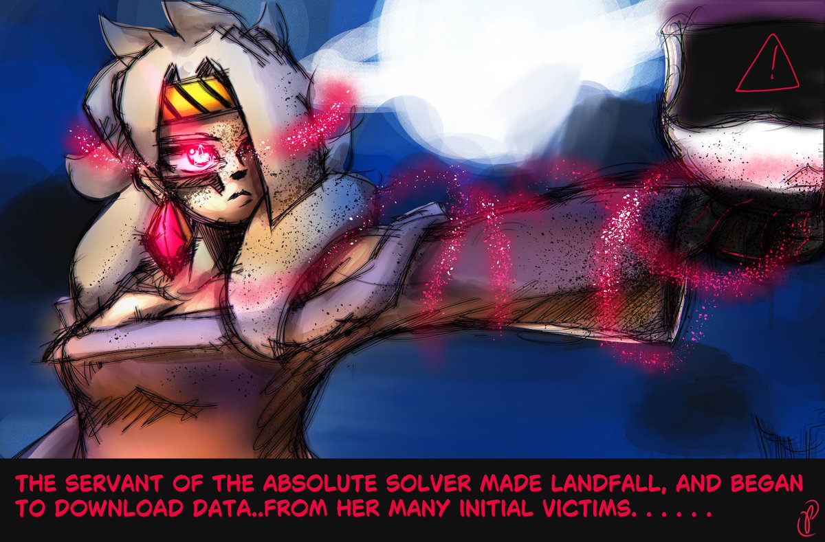 giroofficial's tweet photo. In case y'all are wondering what the #MurderDronesRefated AU entails https://t.co/uEoNcrUdAW