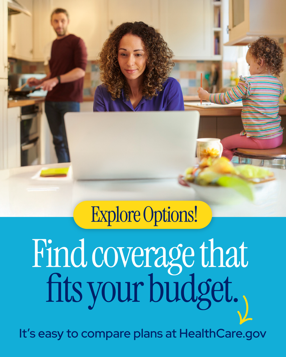 HealthCareGov's tweet image. Health plans change every year. And so do you. 

PRO TIP: Compare plans at HealthCare.gov to find coverage that fits your budget &amp;amp; health needs. #GetCovered for the year ahead: healthcare.gov/get-coverage

#MarketplaceOE ends Jan. 15, so don’t wait.
