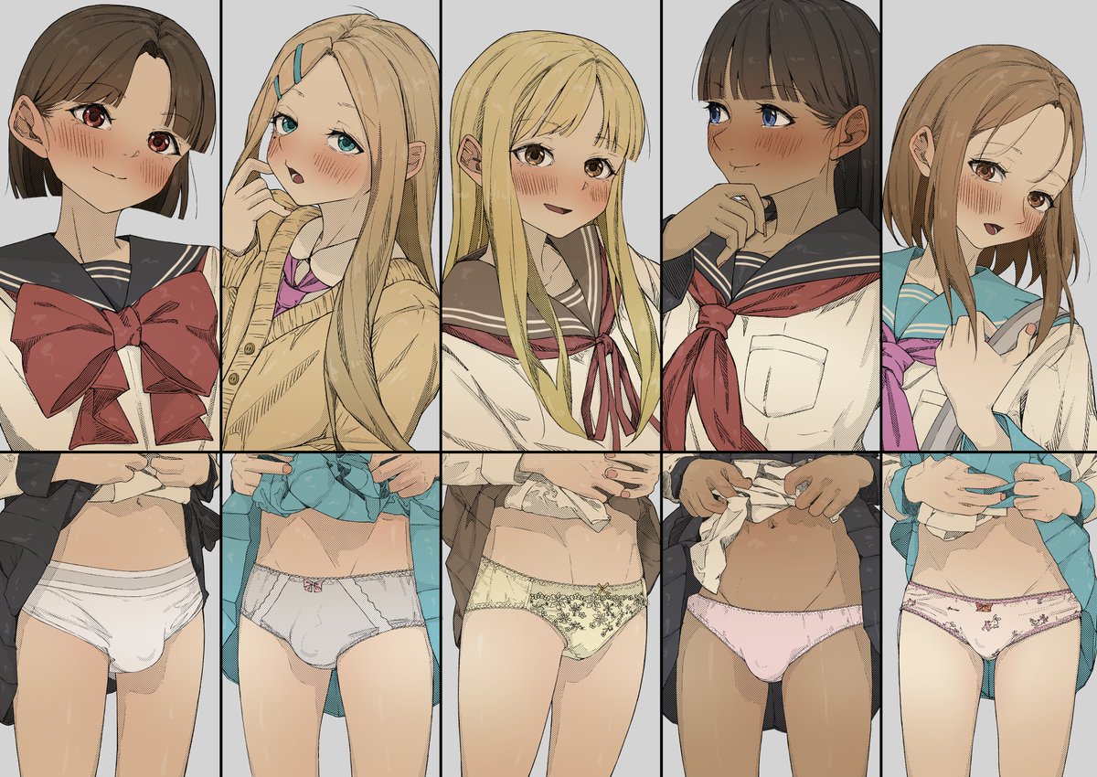 今年描いた男の娘達♂(1/2) 