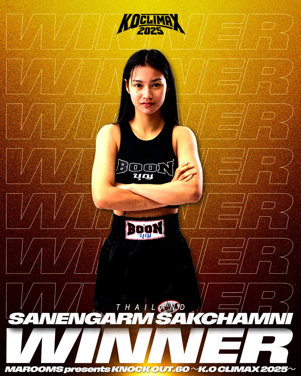 📣勝敗結果🏁 🏁第4試合⚔️ KNOCK OUT-RED女子 -48.0kg契約 3分3R