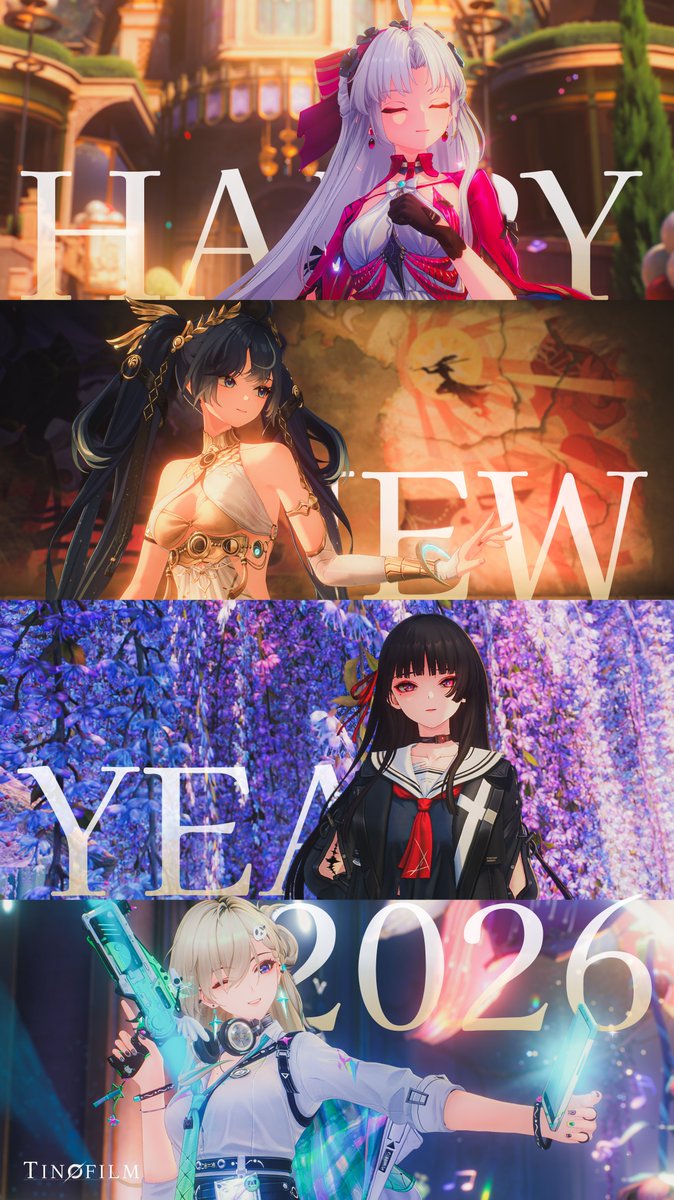 HAPPY NEW YEAR 2026!!
今年も最推しカルロッタを中心に鳴潮の写真と映像と戦闘、そしてバイクを楽しもう🙌

自分の「好き」を形にする一年に！

本年もよろしくお願いします～🙏