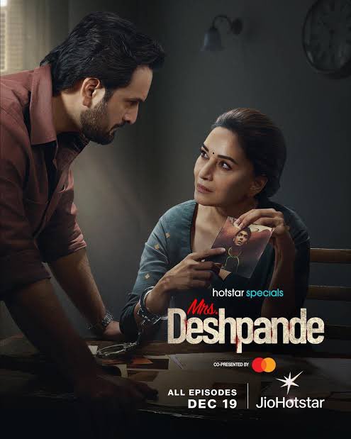 Mohankumar_2602's tweet photo. Good one to watch 😍

Loved the plot and suspense in each episode

Some twists are not able to guess and loved those😊.

#MrsDeshpandeOnJioHotstar https://t.co/MQKuGg3z6f