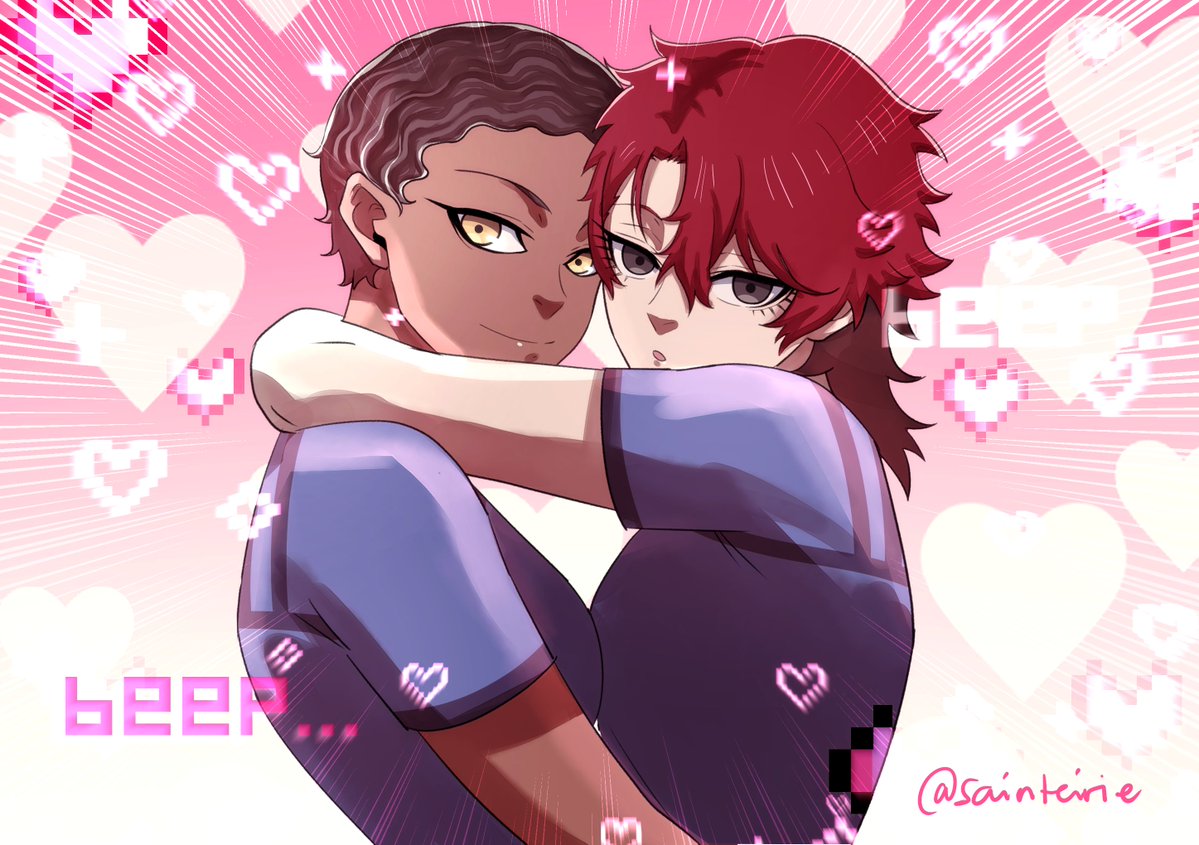 sainteirie's tweet image. blue lock french yuri