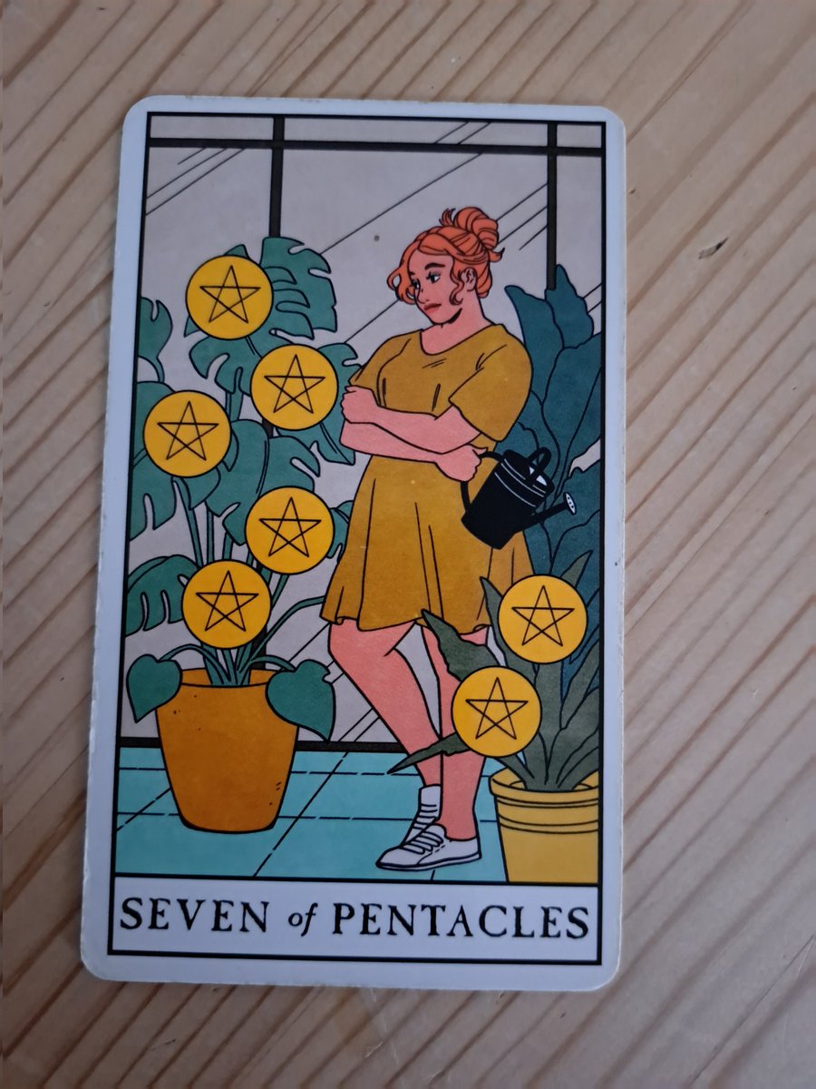 Laurajk32's tweet image. Today's card is 7 of Pentacles 

Divine Timing are two of the most annoying words to hear while we're waiting for something. But it all makes sense when we look back.

#divinetiming  #annoying 

#tarot #tarotmessage #LauraJK32