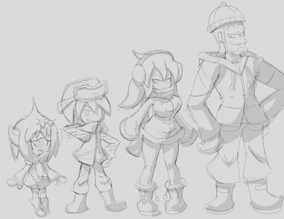 winter outfit concept