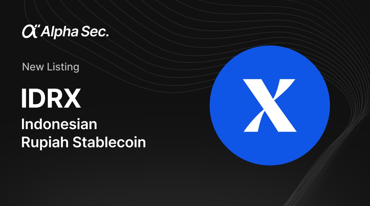 AlphaSec. Exchange tweet media