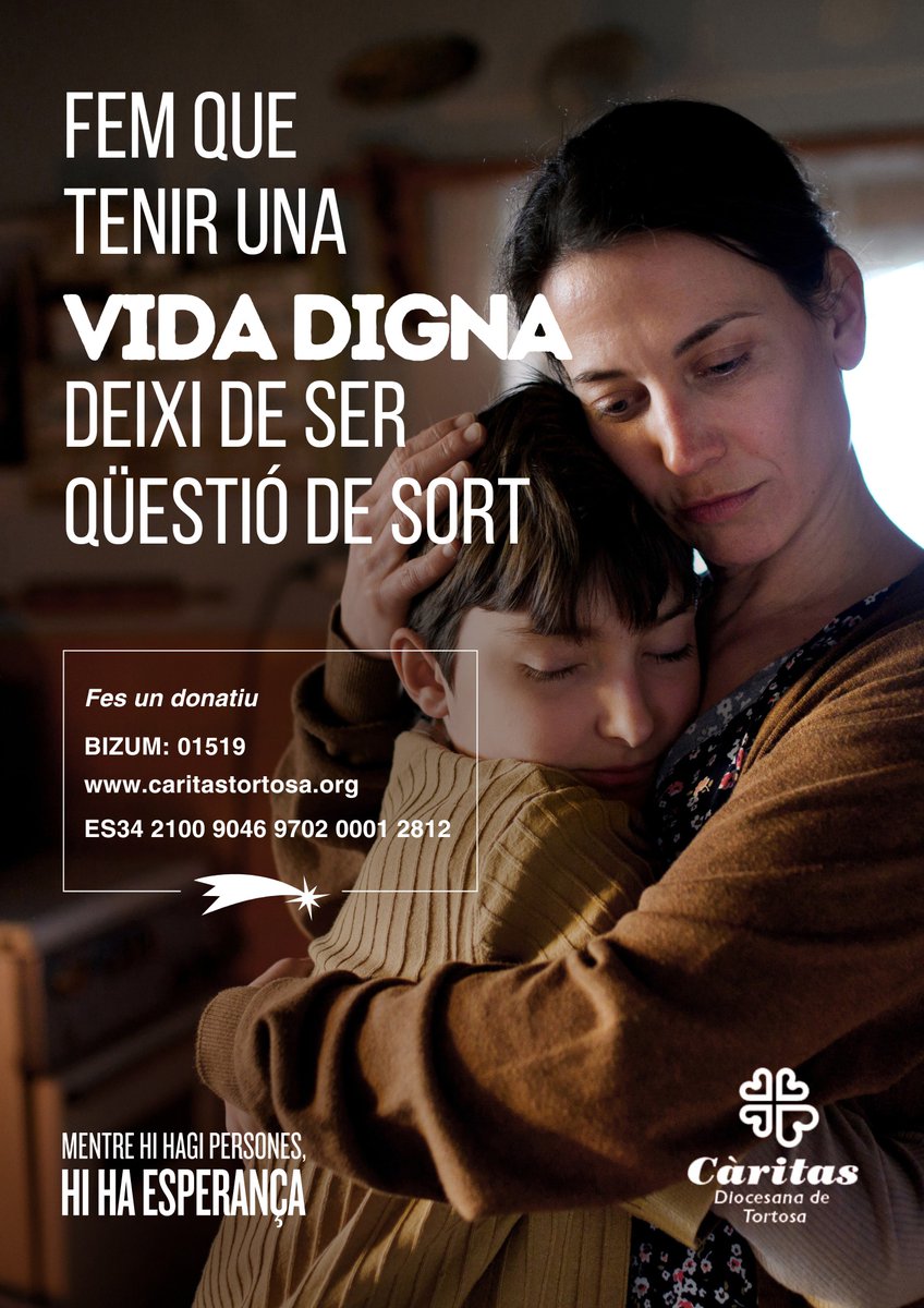 🍇 Cada Cap d’Any mengem raïm demanant sort... però no tots els desitjos són iguals.

🎄 Aquest Nadal, dona-li la volta a l’atzar.

🤗 Col·labora 👉 caritastortosa.org/campanas/nadal…

#NadalDigne #VidaDigna