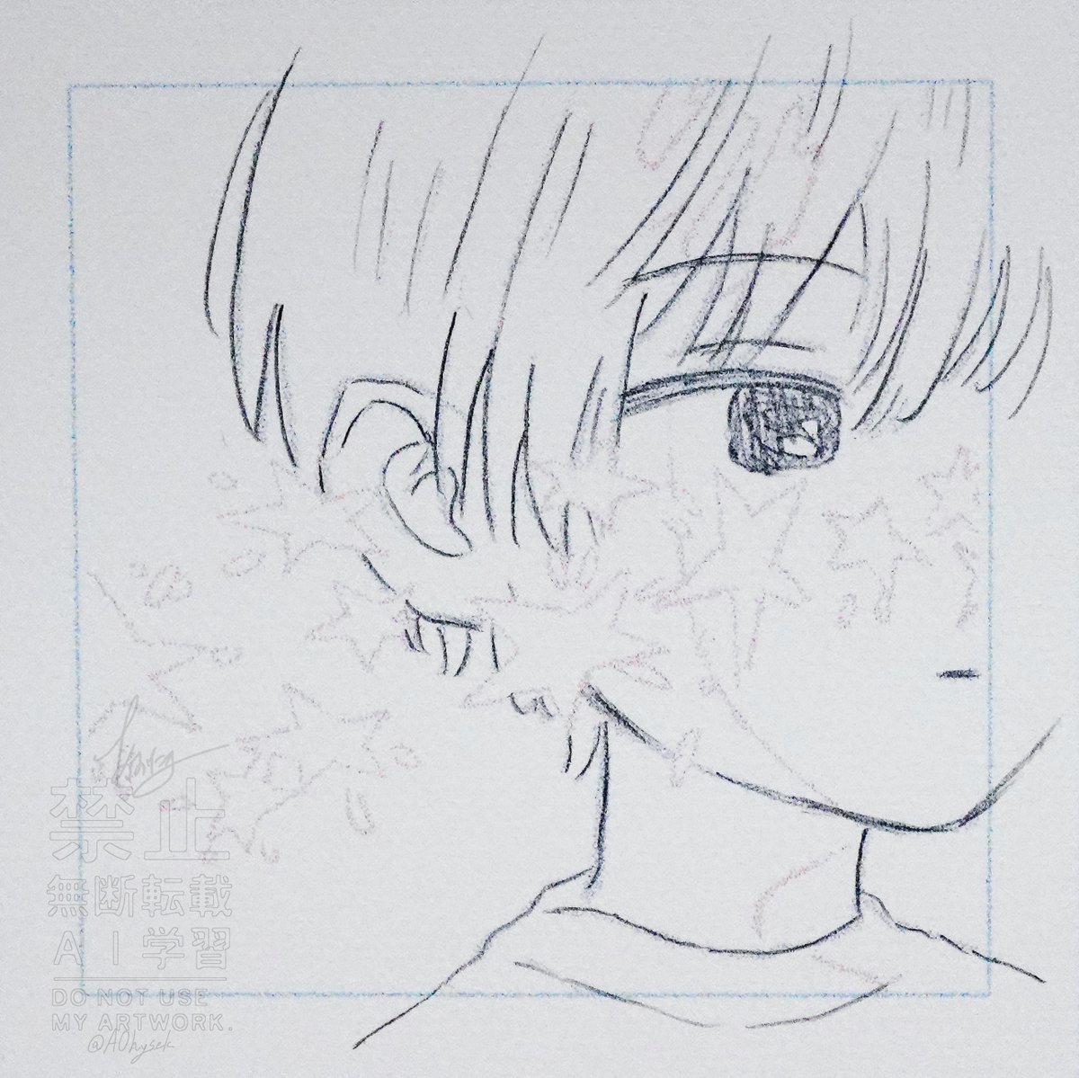 線画｡✧*｡⭐︎