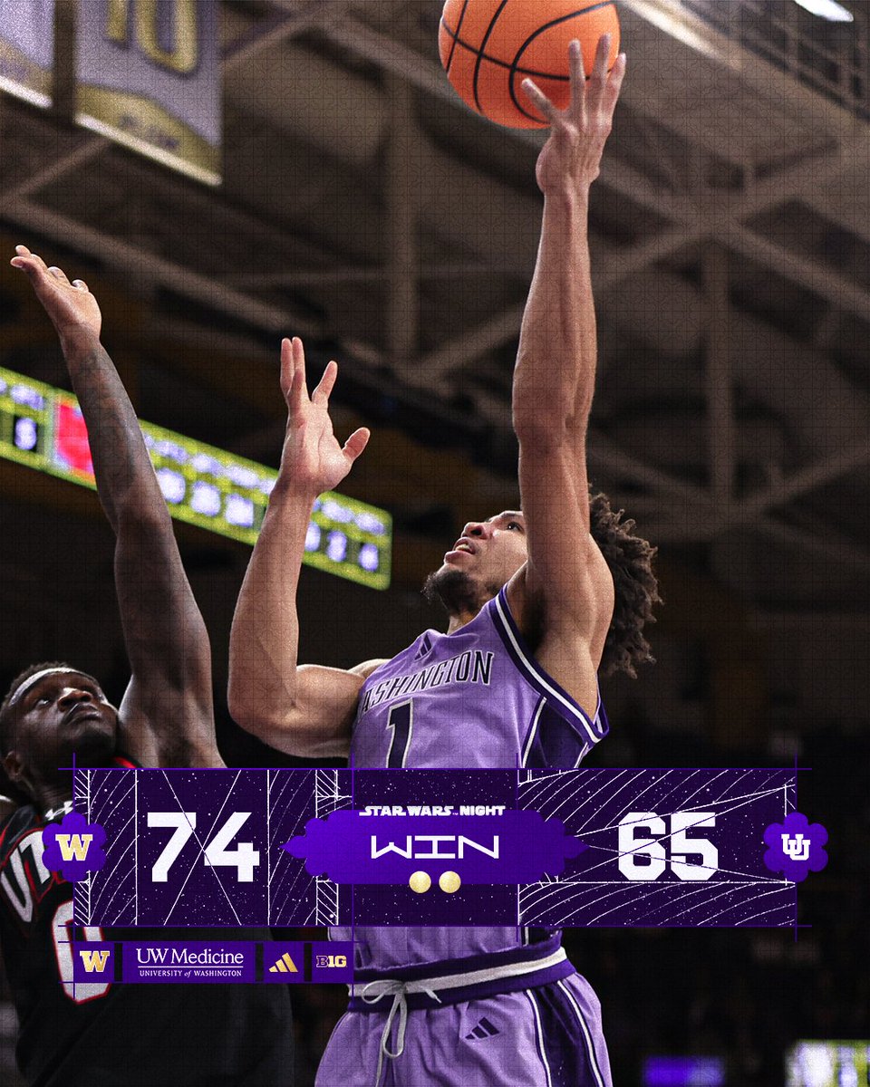 UW_MBB's tweet image. FINAL | The Force was with us tonight!
