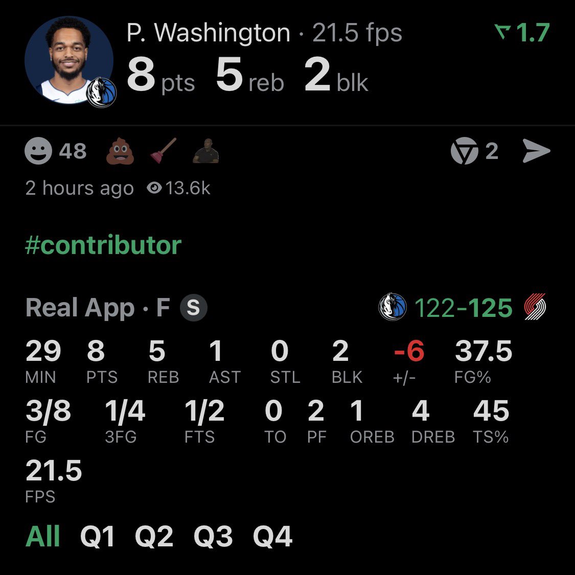 nevamiss24's tweet photo. Ever since my dawg slipped on a basketball he hasn’t been the same. Pray for PJ Washington🙏 #MentalBlock #ApologizeToBasketball #LostHisPowers #MFFL https://t.co/3lFM3Mkq7e