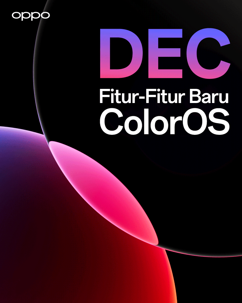 OPPOIndonesia's tweet image. Ada update terbaru yang hadir di #OPPOColorOS16!✨

Swipe untuk lihat detailnya dan jangan lupa update ColorOS kamu!

#MoreColorEveryMonth