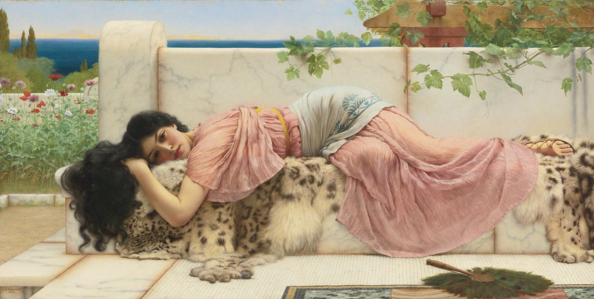 AcademiaAesthe1's tweet photo. When the Heart is Young, John William Godward https://t.co/oosQShv9EX