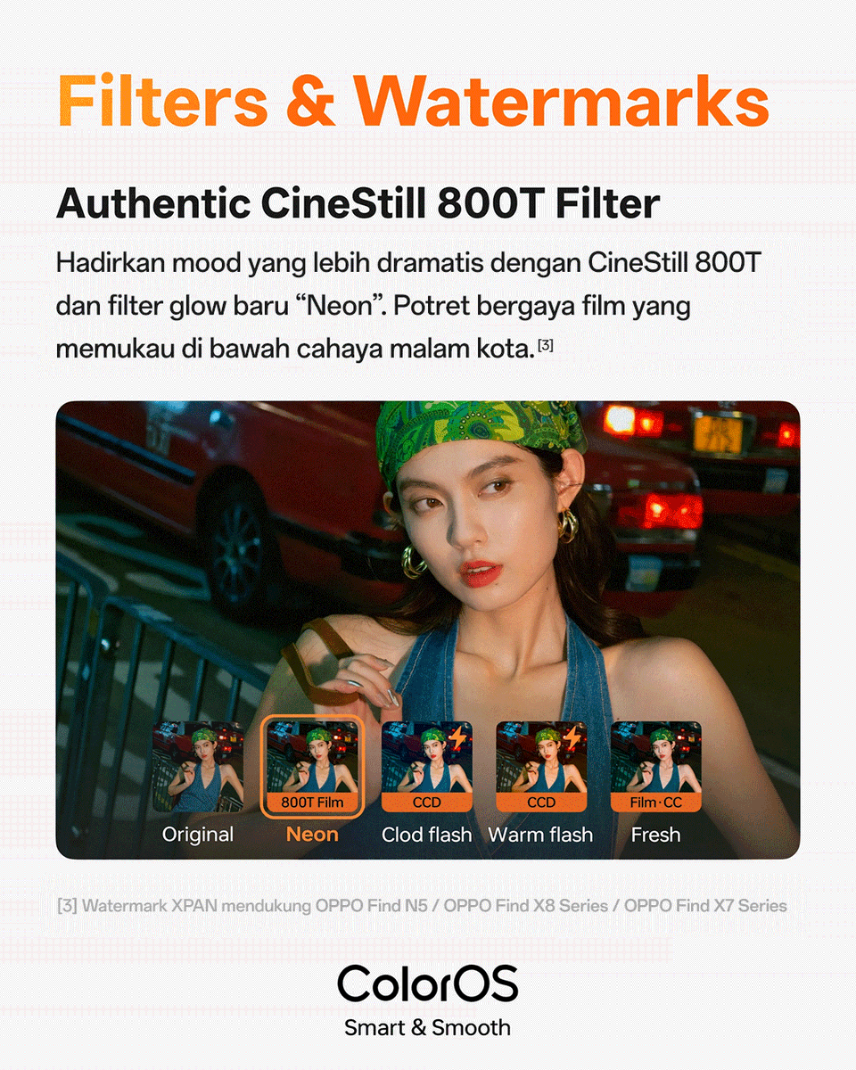 OPPOIndonesia's tweet image. Ada update terbaru yang hadir di #OPPOColorOS16!✨

Swipe untuk lihat detailnya dan jangan lupa update ColorOS kamu!

#MoreColorEveryMonth