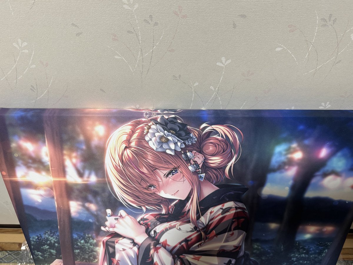 ファンダムアートめちゃくちゃ綺麗。 角の部分も印刷されて凄いです 