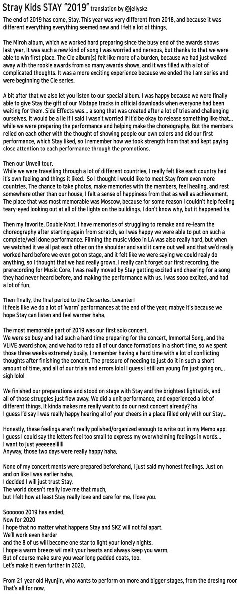 evgmonn's tweet image. Hyunjin, 2019: 
“I decided I will just trust STAY. The world doesn’t really love me that much, but I felt how at least STAY really love and care for me. I love you.”

Hyunjin, 2025:
(you're) my everything STAY, i love you ♡ #/LoveSTAY 

guys.. im crying i can’t