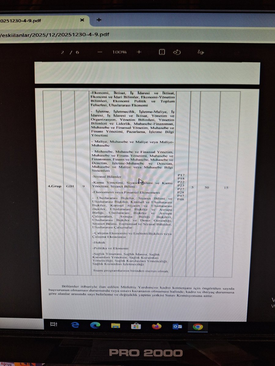 Türkiye ilaç ve tıbbi cihaz kurumu 5 kişilik müfettiş yardımcılığı alımına çıkmış. 
Sağlık yönetimi mezunları arkadaşlar değerlendirebilirler. 
#kpss puanı ile alım yapılacaktır. Yazılı ve sözlü sınav var. 
#sağlıkyönetimi