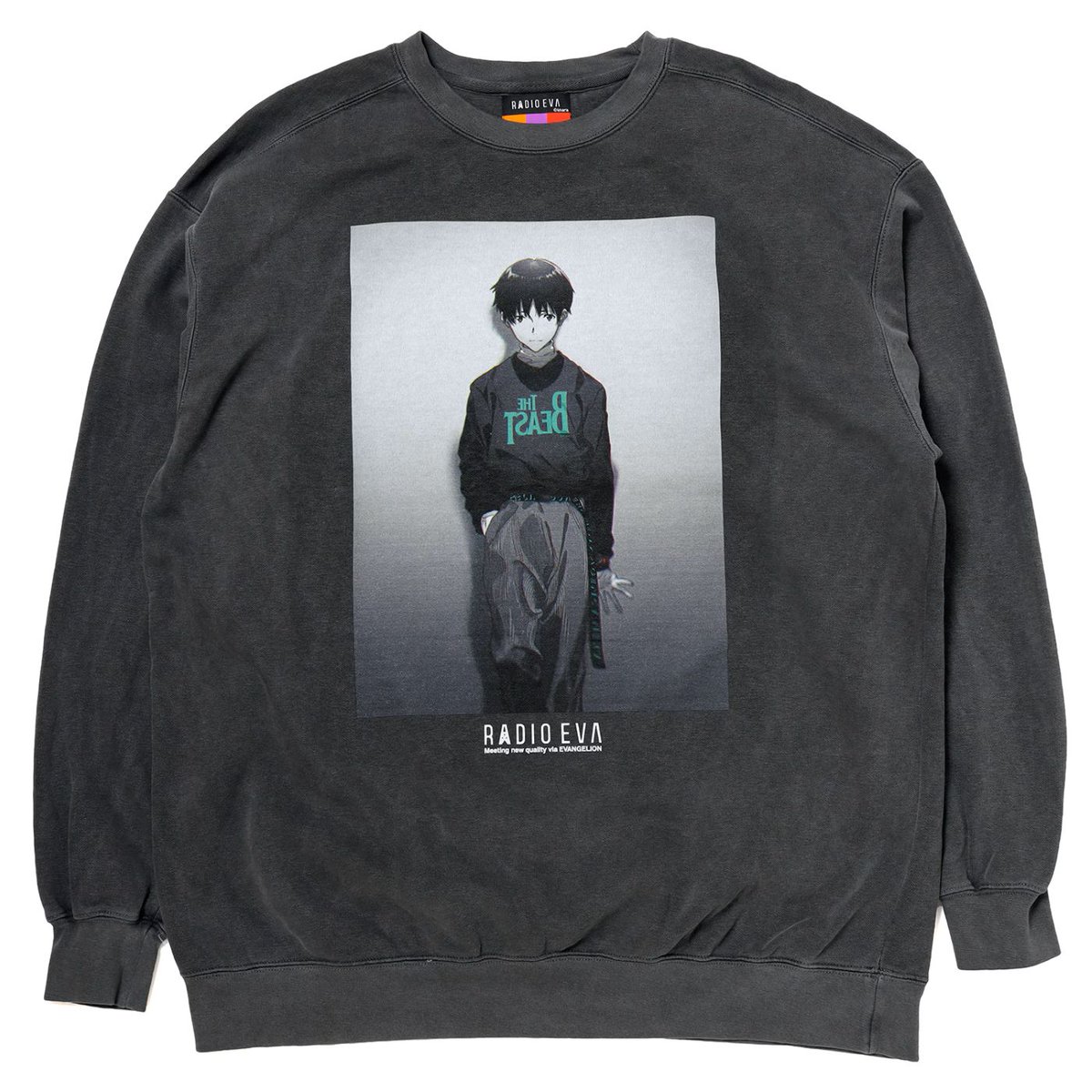 RADIO EVA VINTAGE ILLUSTRATION Sweat 　レイ エヴァンゲリオン公式アパレルブランド【RADIO EVA Online Store】