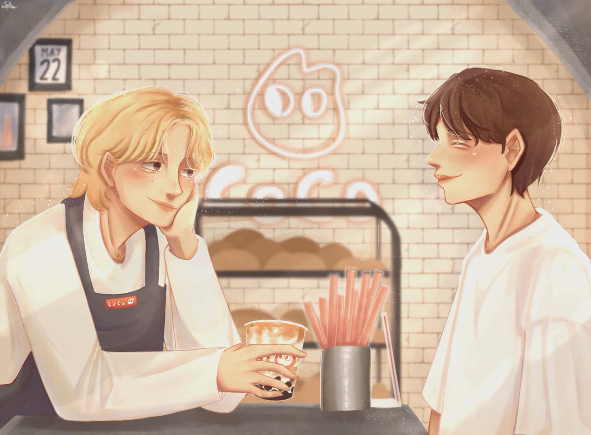 buy 1 take 1
#cocosecured🧋 #boyfriendsecured 

art by <a href="/soundofshuji/">sevi</a>
commissioned by me 💙 
repost with credits!