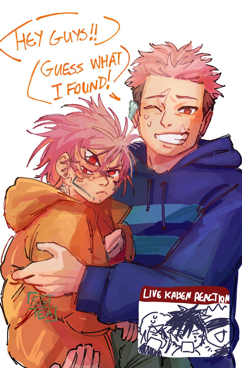 Me and my stupid chud son who i picked off the street but also hes the reincarnation of the same guy who fucked over my life like 5 years ago