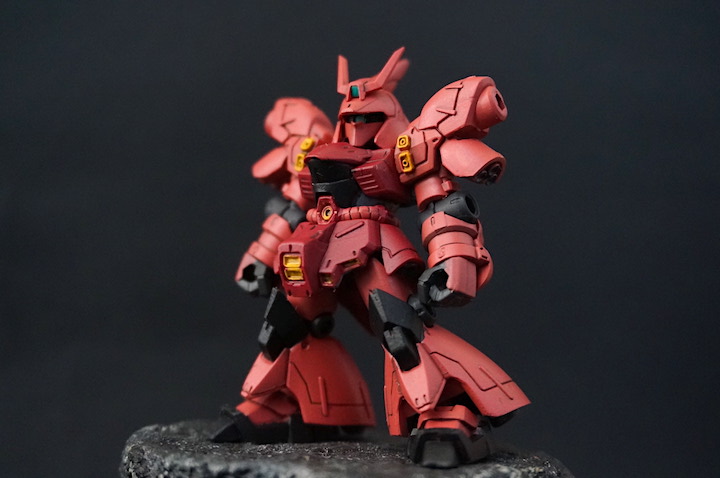 MOBILE SUIT ENSEMBLE ～Ver. FUKUOKA～ サザビー 全塗装&墨入れ処理