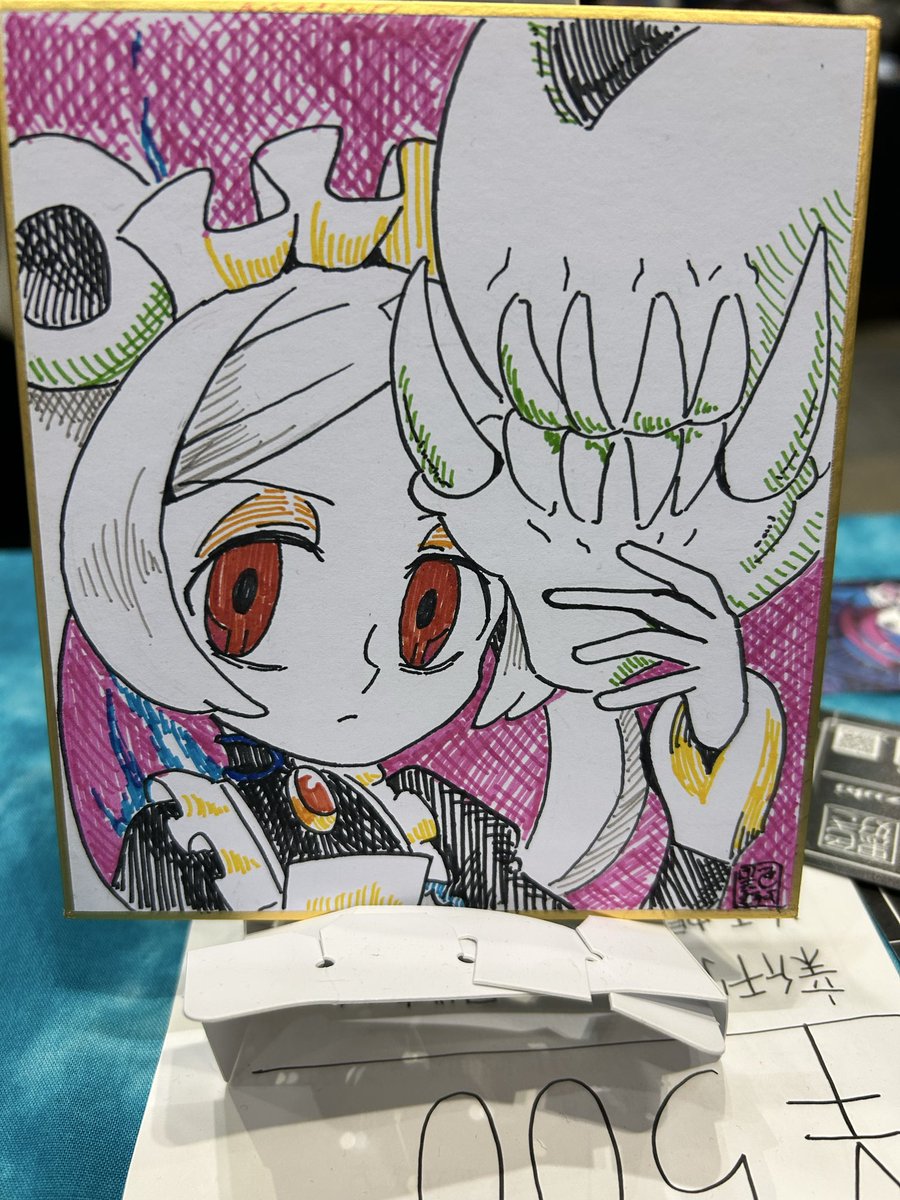 色紙リクエスト 色紙を描きました、その3 色紙は無償配布なのでお気軽にお声掛けください