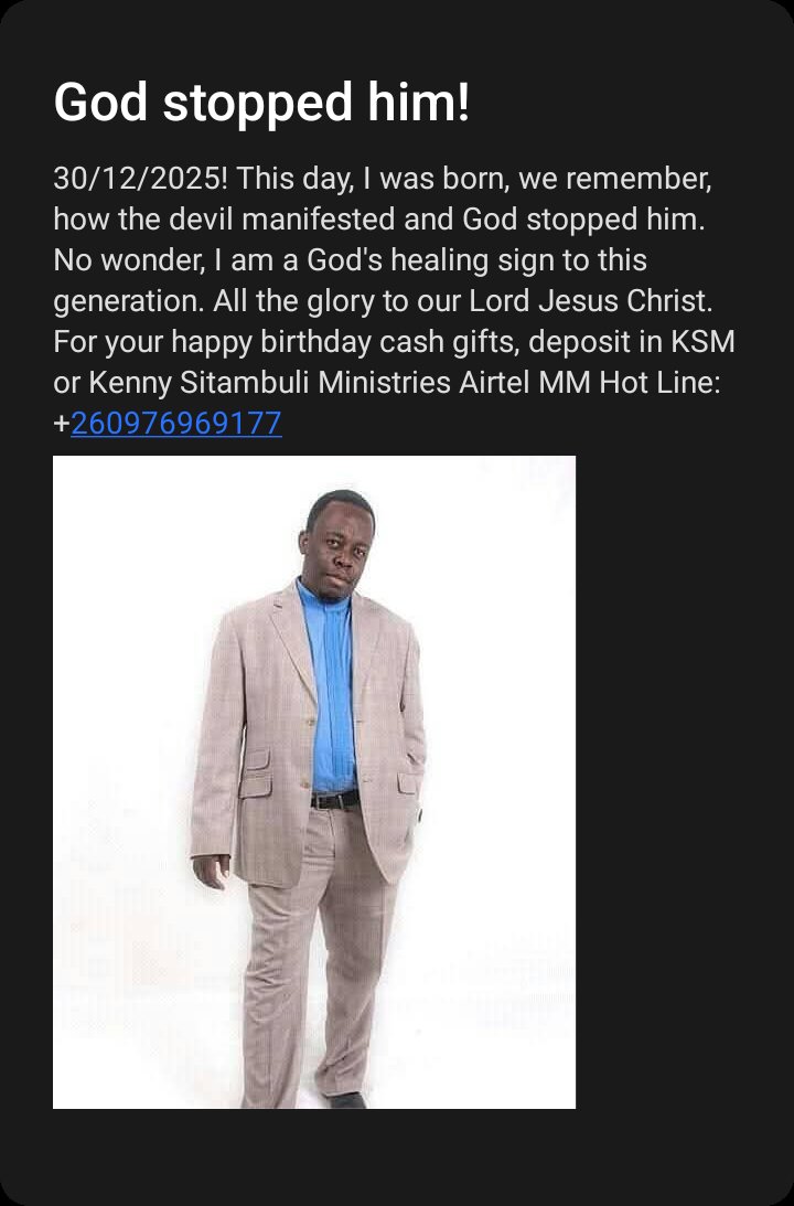 Bishop Kenny (@holyghostzambia) on Twitter photo 