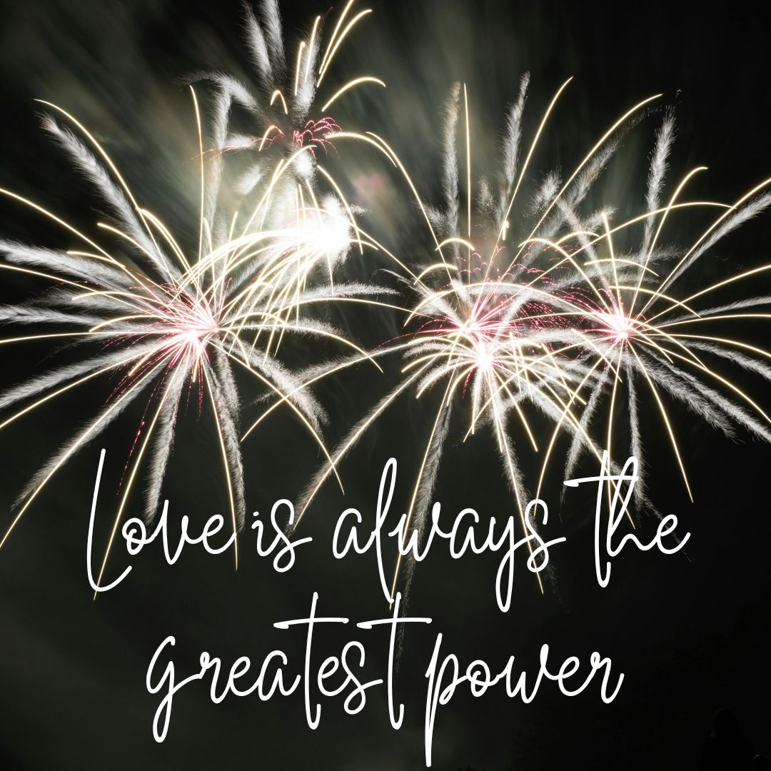 Die Zukunft gründet auf Liebe.
Das Zeitalter der Kriege ist vorbei. 
Die Zukunft entsteht durch die Erhöhung des Bewusstseins der Menschheit. 
Das Alte ist vergangen, weil seine Zeit abgelaufen ist. Das Neue wird gut sein: eine Realität, in der Liebe zur Natur und zum Menschen,