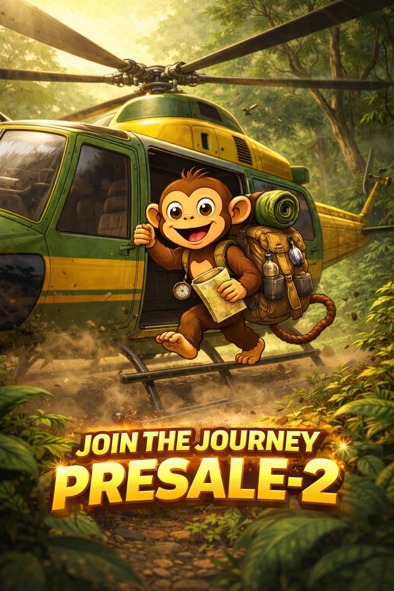 GM from the jungle 🌴 Presale 2 is close now. Same ecosystem. Next step. No  rush. No shortcuts. Those who missed the first path… the trail opens again  soon. 🐾🌱 #crypto #AUR #web3