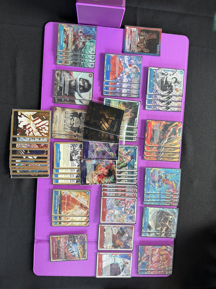 TOP 16 
Treasure Cup Chile
28/12/2025
1- Lim ✅
2- Imu ✅
3- Zoro ✅
4- Mirror ❌
5- Imu✅
6- Imu ✅
7- Green Bonney ✅
8- Mirror ✅
9- Imu ❌
7-2
Mais um resultado relevante…
TAPA OLHO TCG