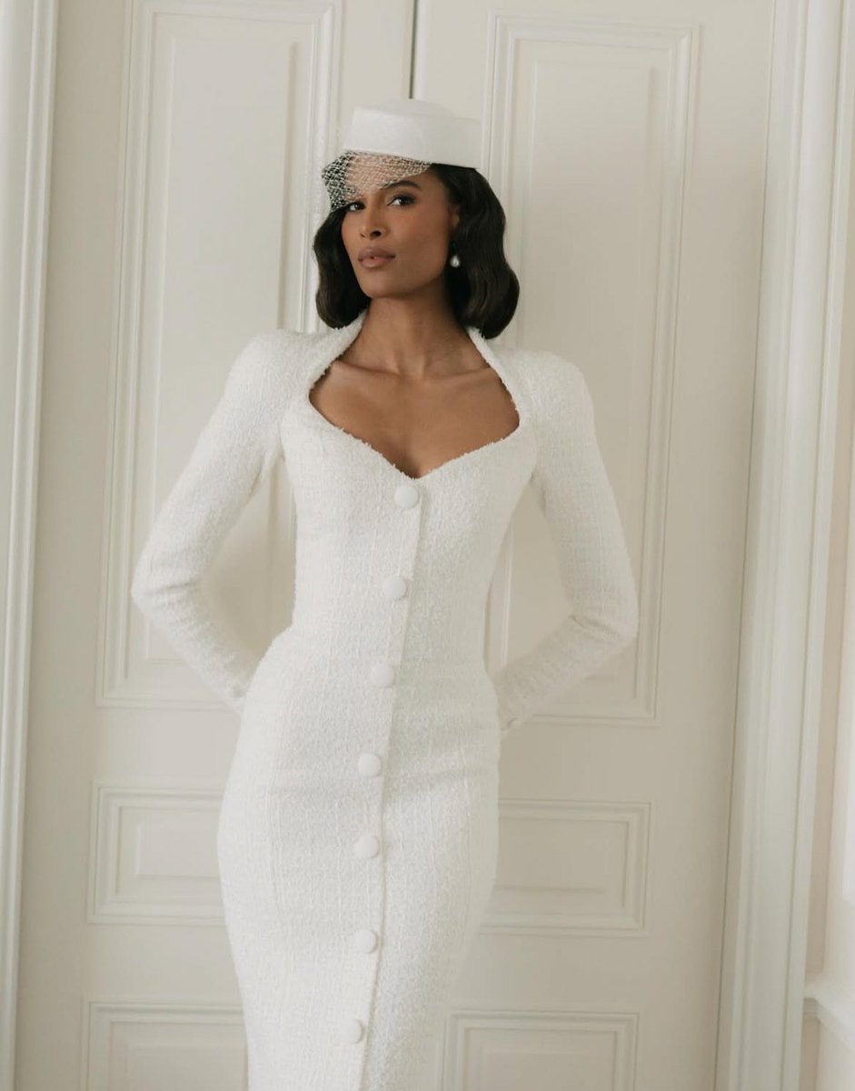 badestoutfit's tweet image. she’s also wearing custom balmain for her testimony