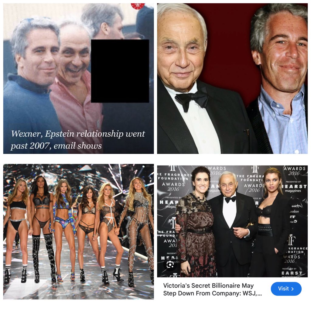 Epstein told me he was best friends with Leslie Wexner who owns Vitoria’s Secret

I was taken to NY to “model”for them

But instead I was kidnapped to the island