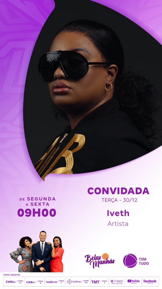 Hoje, às 9h, sou convidada especial no Belas Manhãs da <a href="/MiramarTv/">MIRAMAR</a>! 🎤✨

Assista:
📺DSTV 517 | Go TV 9 | TV CABO HD 2
📺StarTimes 104 | TMT 3
🖥️Online: miramar.co.mz
▶️YouTube @TVMiramar
📱Facebook @miramartv.mz